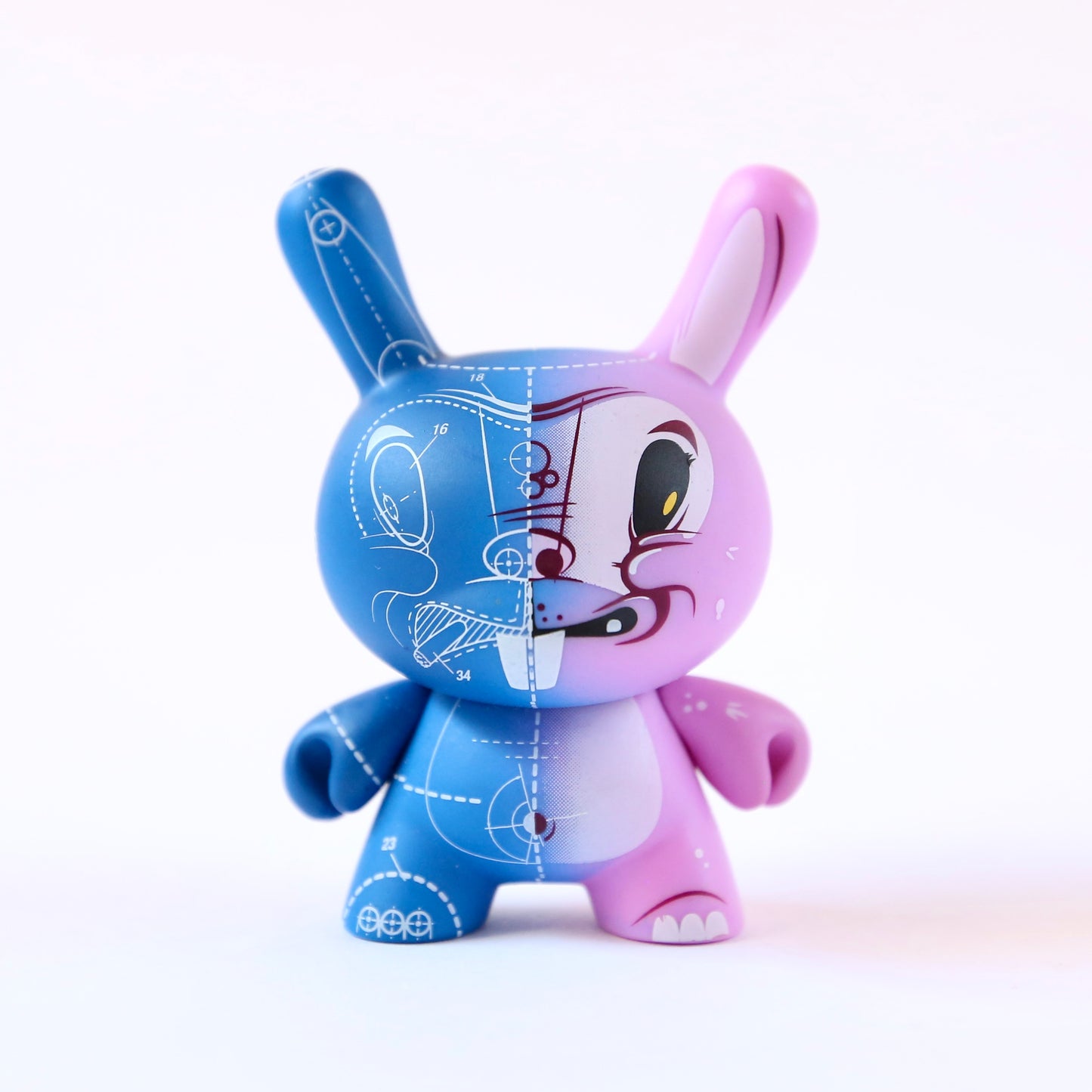 "Blueprint" (2/20) 3in Dunny by Sergio Mancini x Kidrobot