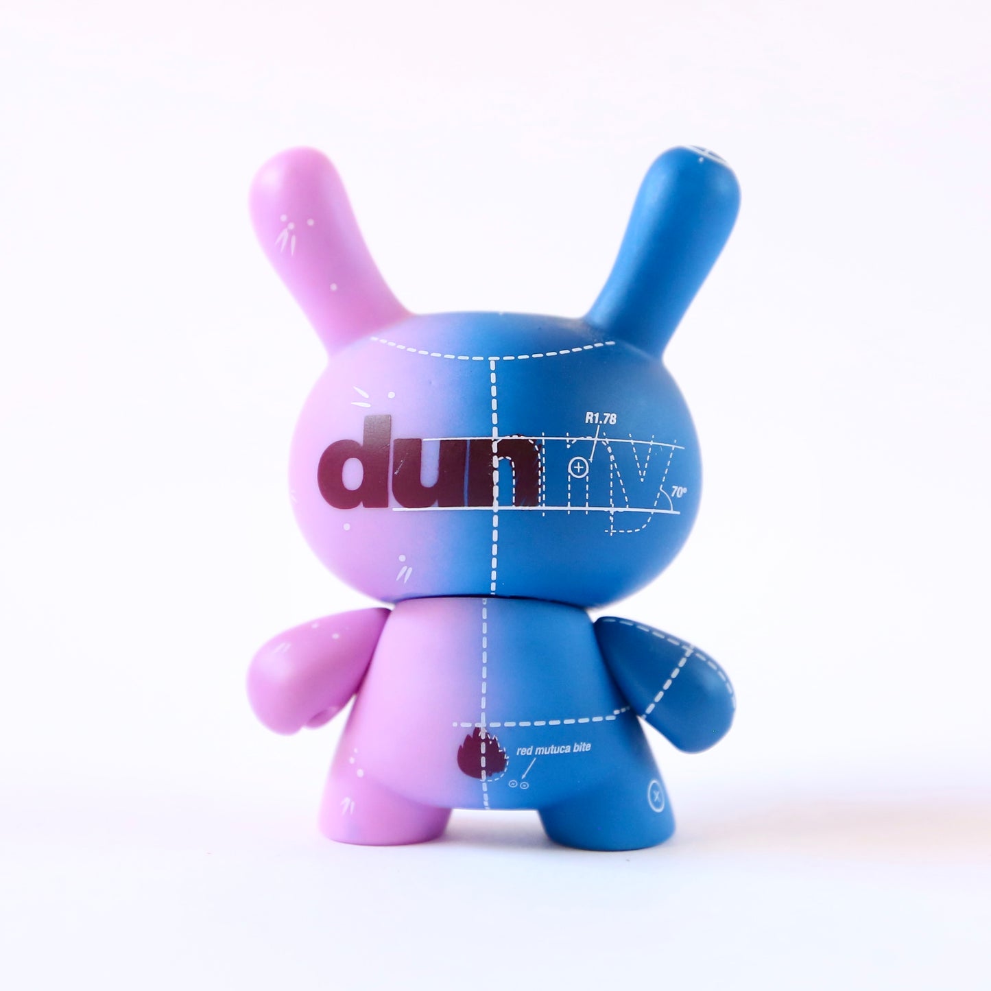 "Blueprint" (2/20) 3in Dunny by Sergio Mancini x Kidrobot