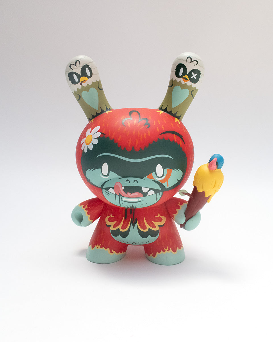 Tree Hugger Dunny ape by Kronk 8" Red Version - Kidrobot