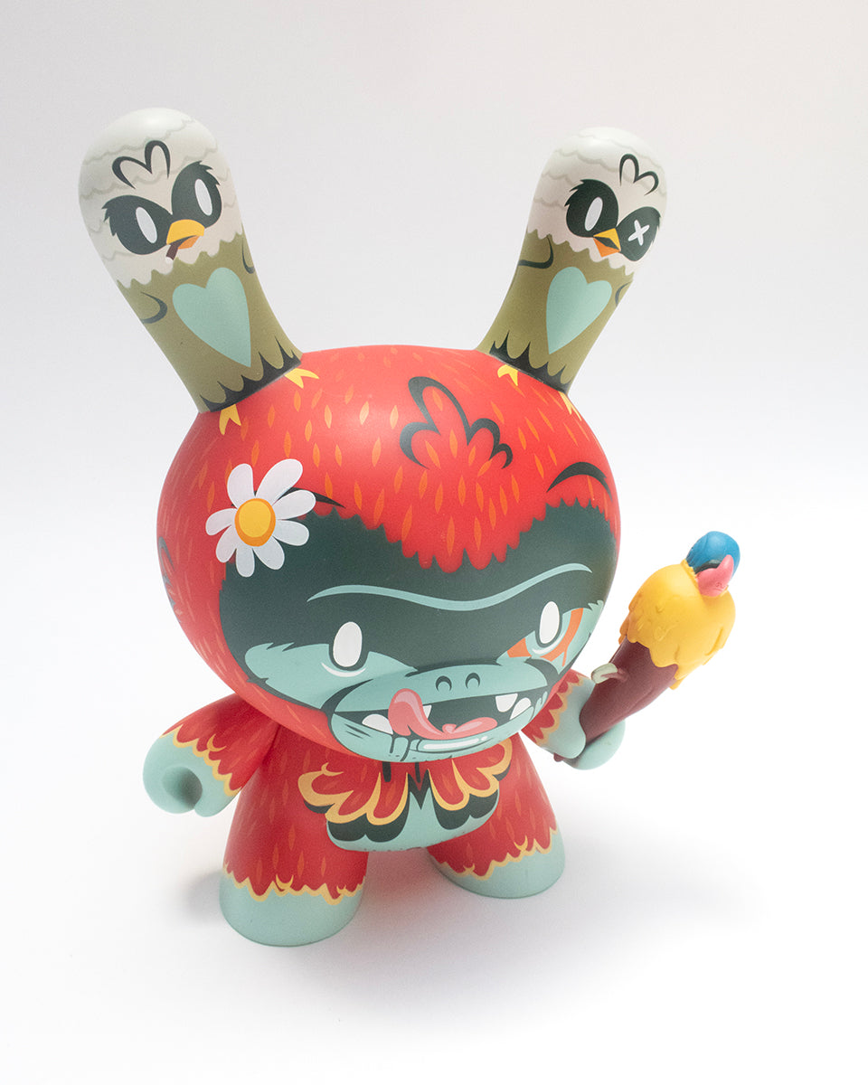 Tree Hugger Dunny ape by Kronk 8" Red Version - Kidrobot