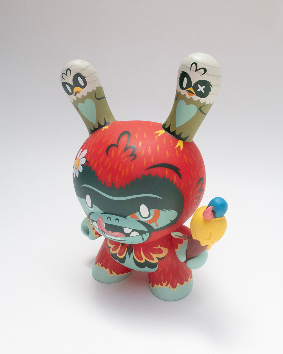 Tree Hugger Dunny ape by Kronk 8" Red Version - Kidrobot