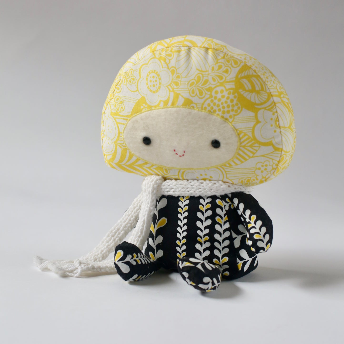 "Arabella the Mushroom" Handmade plush by Effunia