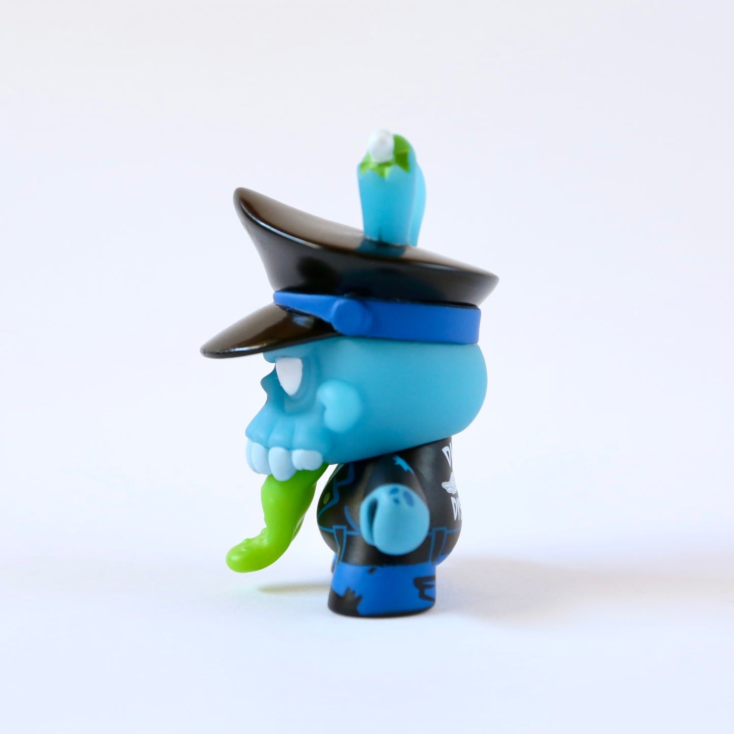 "Zombie Biker (Blue)" (1/20) 3in Dunny by MAD x Kidrobot