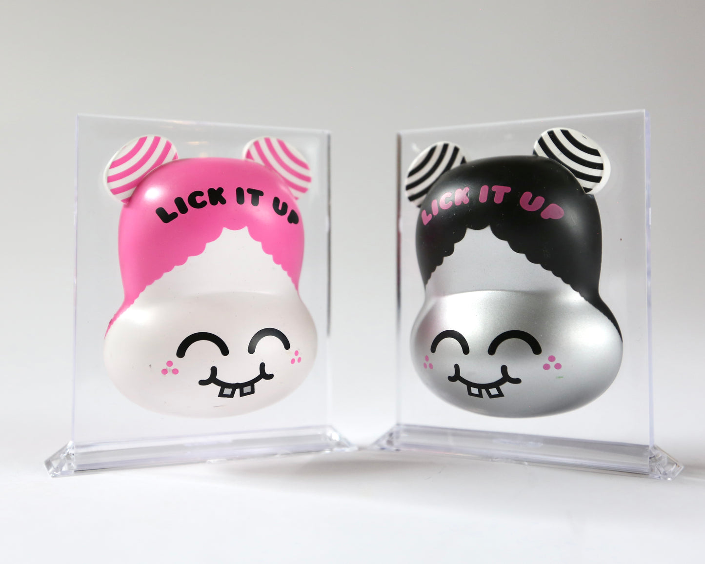 "Lick it Up" Pink + Silver OMI Series 1 by Buff Monster x Munkey King